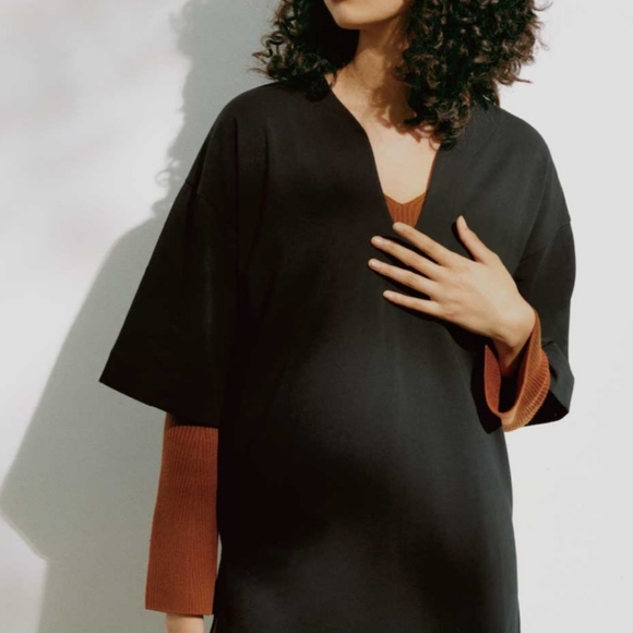 AIRism Off-White Cotton Half-Sleeve T - Picture 12 of 16